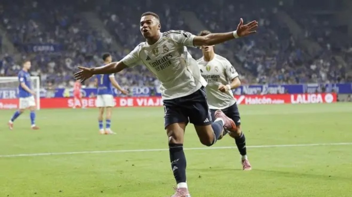 مبابي يقود ريال مدريد للفوز بصعوبة على أولمبياكوس