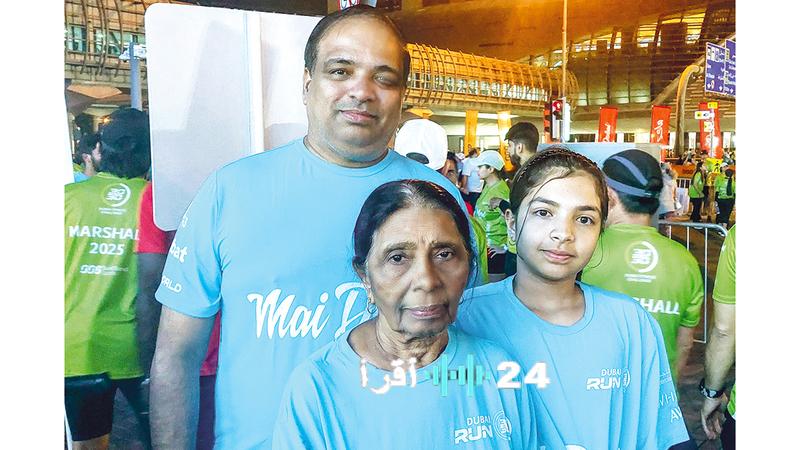 سبعينية تتألق في تحدي دبي للجري إصرار يتحدى العمر