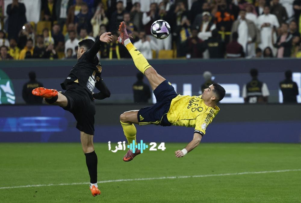 رونالدو يوجه رسالة مفاجئة لجمهوره بعد هدفه المذهل (فيديو)