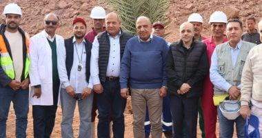 «زيارة مفاجئة» وزير الكهرباء يتفقد المركز الحقلي لهيئة المواد النووية