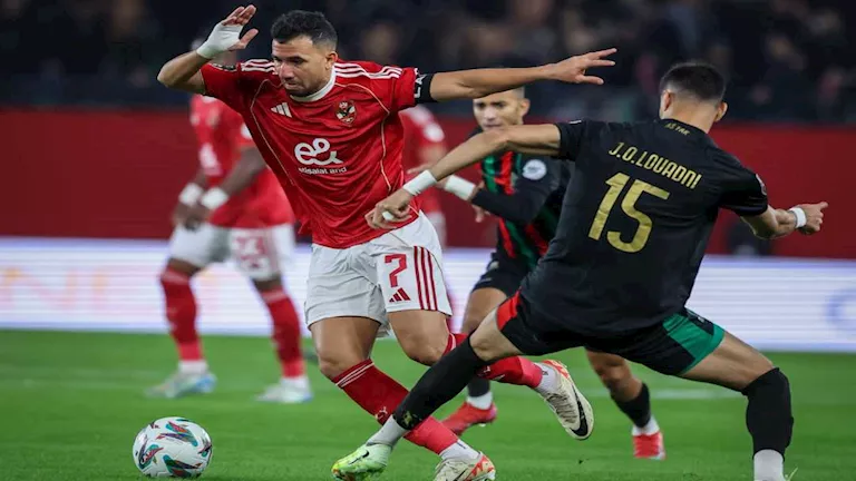 نتيجة مباراة الأهلي والجيش الملكي النهائية