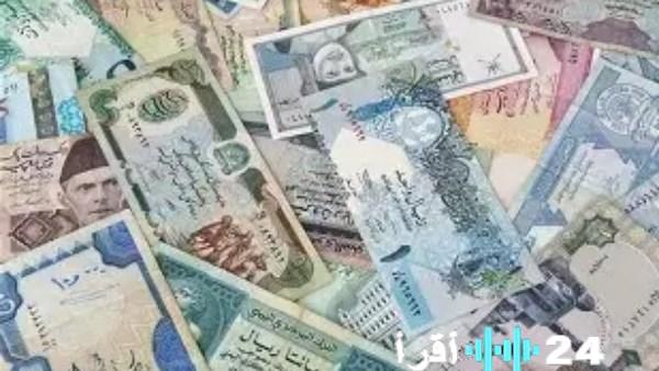 أسعار العملات العربية تستقر بالبنوك المصرية اليوم الأحد