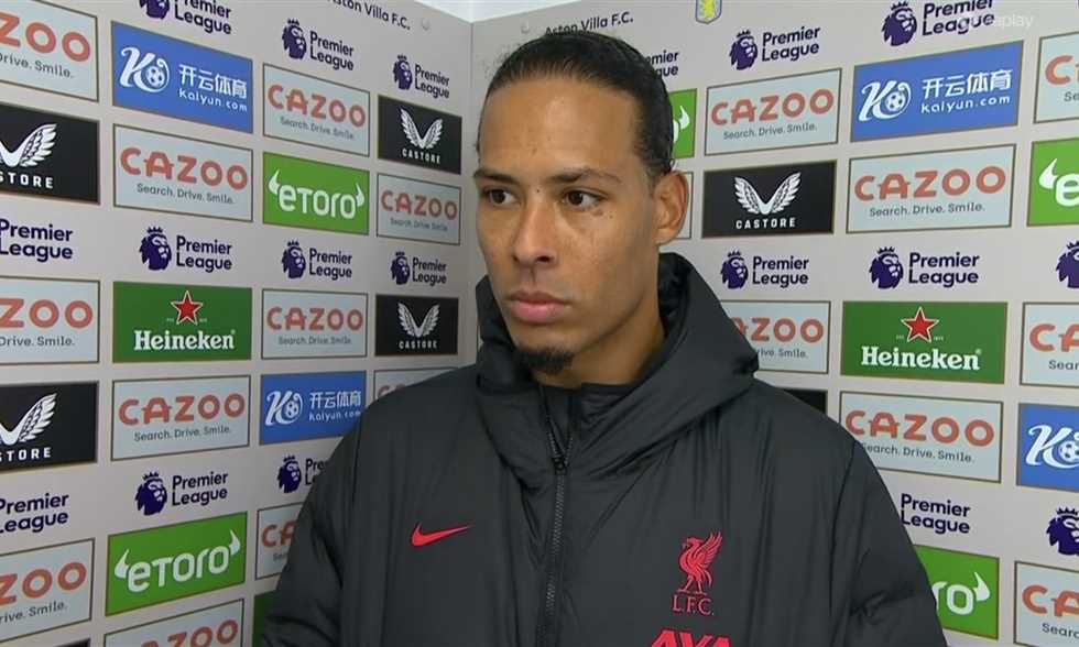 «اعترافات فان دايك» ليفربول يعاني من أهداف سهلة وإحباط جماعي