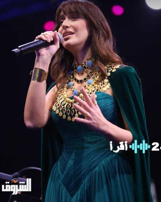 فايا يونان تقدم أغنية «أبلغ عزيزا» لجمهورها وتختتم حفلها في مهرجان «صدى الأهرامات» بأداء أغنية «أهو ده اللي صار»