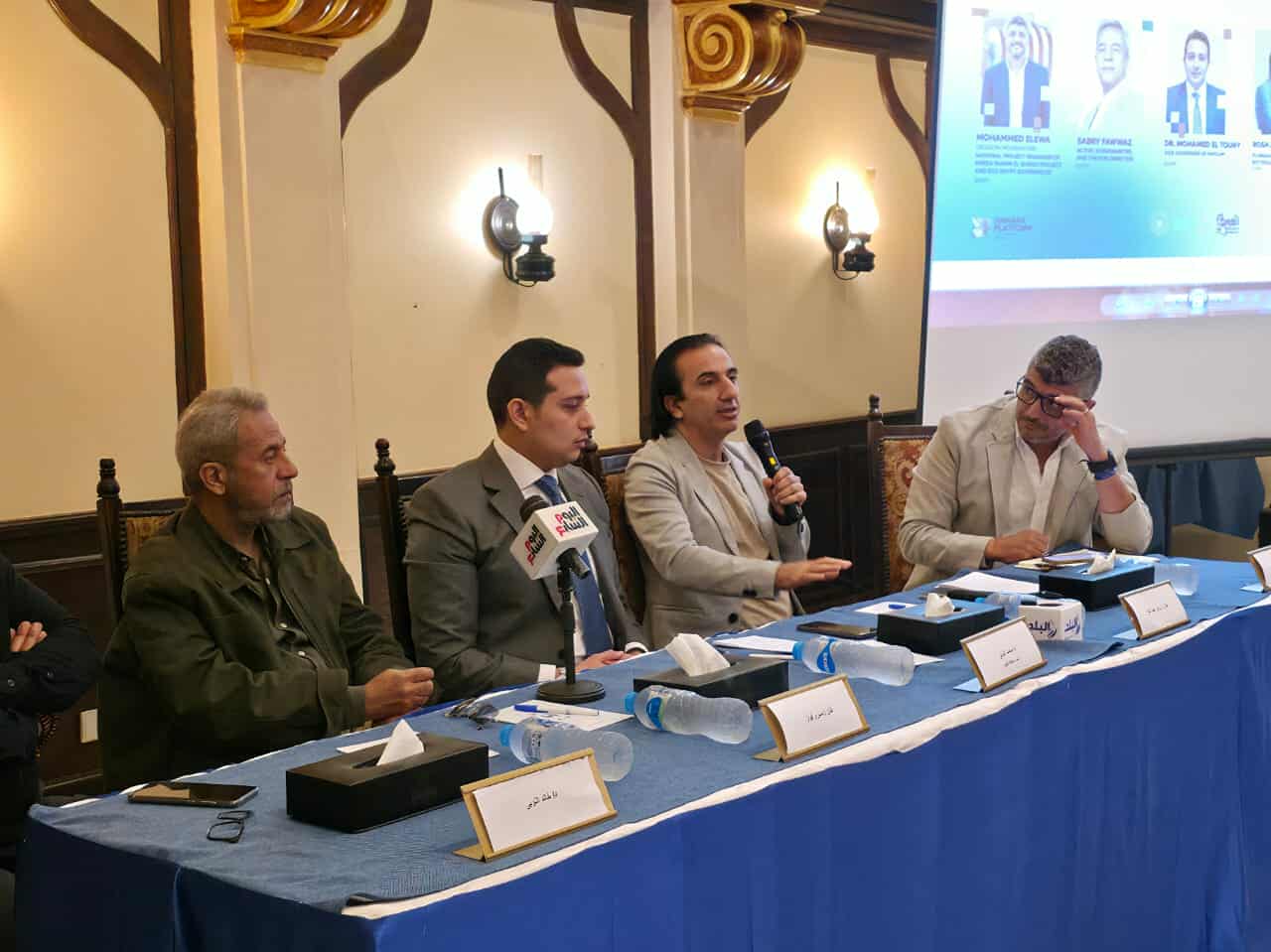 التوني وفواز وخبراء البيئة يقدمون خطة مبتكرة لصناعة سينما مستدامة في مصر