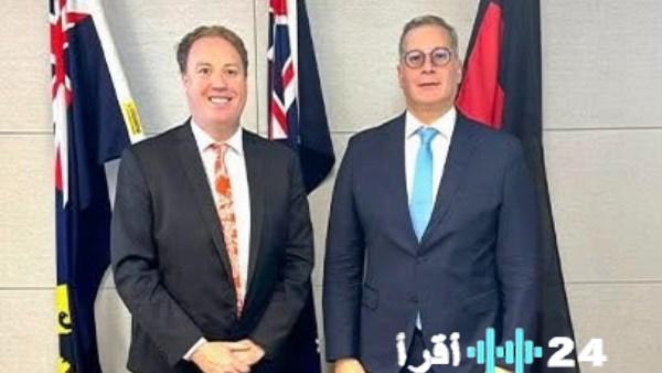«بحث سبل تعزيز التعاون وجذب الاستثمارات في جلسة مع وزير المناجم بغرب أستراليا»