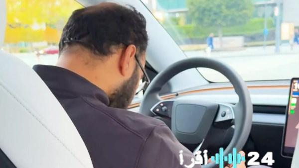 صور سائق تسلا النائم خلف المقود تفجر جدلاً حول سلامة القيادة الذاتية