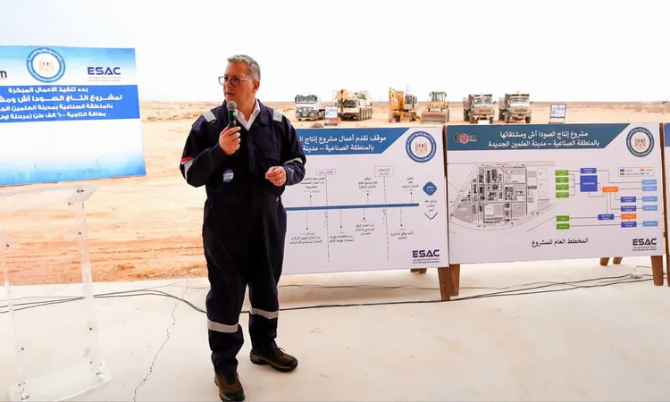 «… انطلاقة جديدة في قطاع البترول وزير البترول يتابع الأعمال المبكرة لمشروع الصودا آش»