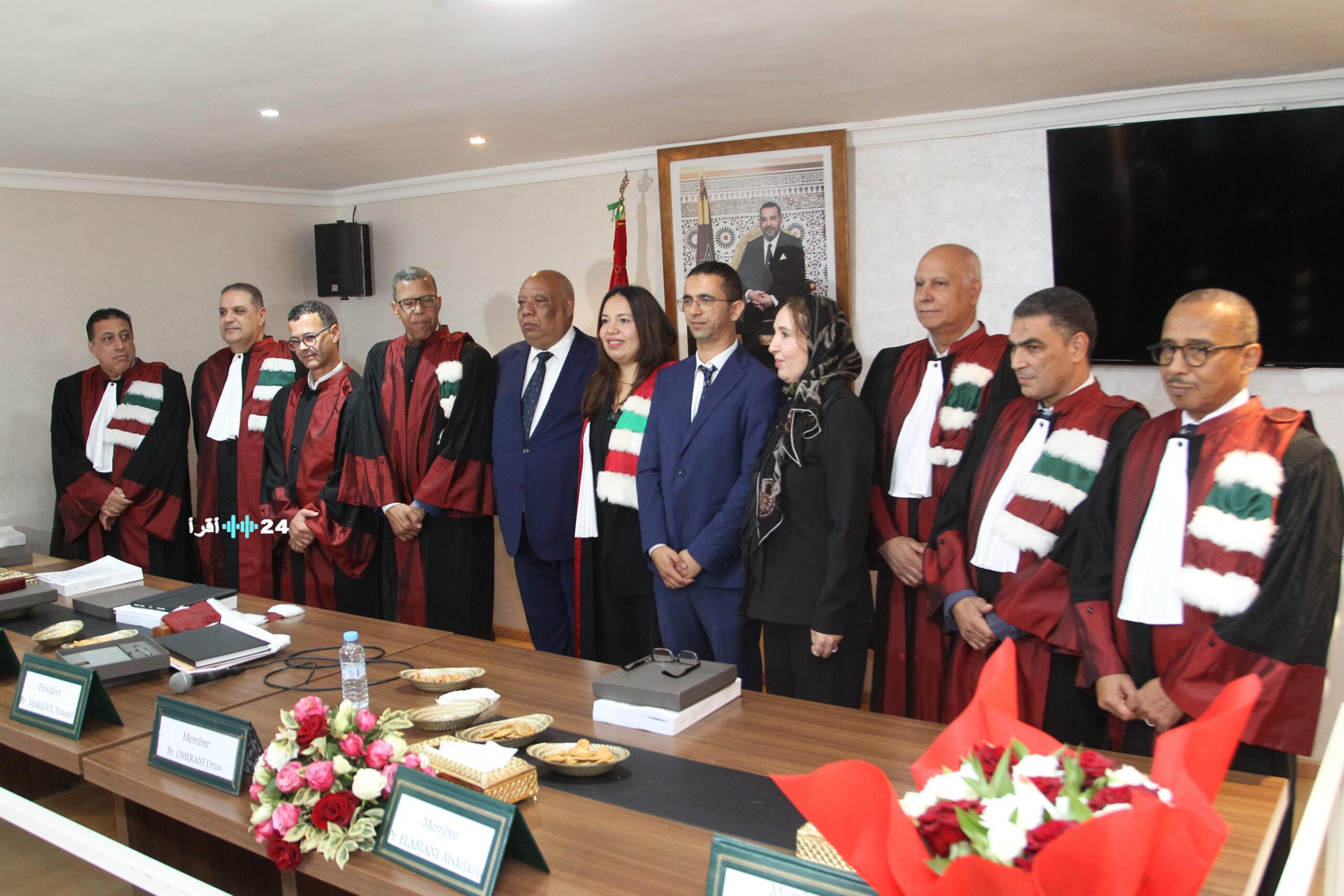 زينب الزعيم تحصل على الدكتوراه بميزة مشرف جداً في “الحكامة والأداء في قطاع الدواجن” مع توصية بالنشر من جامعة مراكش ومشاركة فيديو وصور