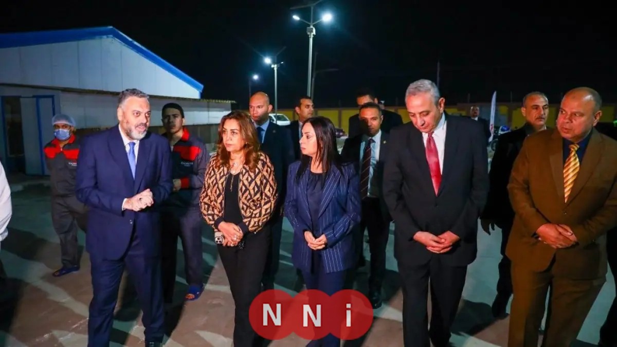 جولة تفقدية لوزيرتي التنمية المحلية والتضامن في محطة إنتاج البيض بطنطا