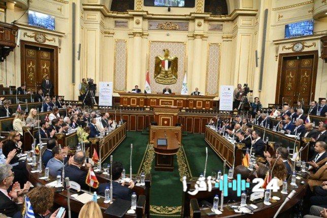 «المنطقة الأورومتوسطية تواجه تحديات غير مسبوقة» رئيس مجلس النواب المصري يعبر عن القلق