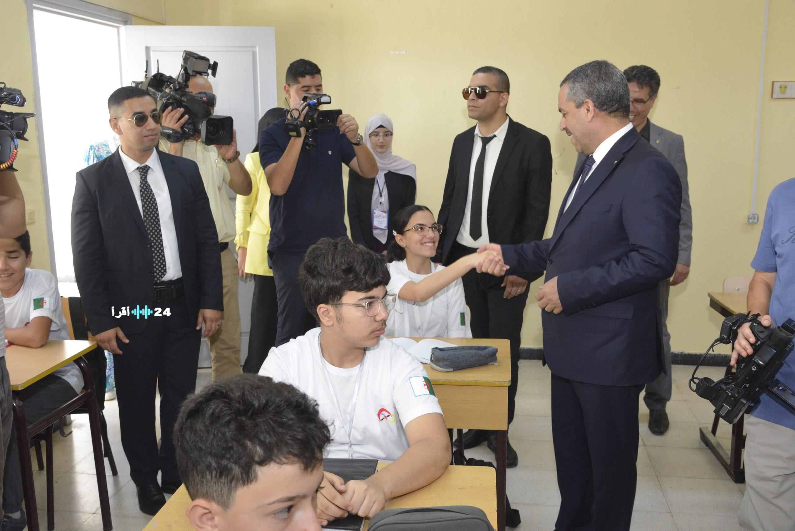 وزير التربية يكشف نتائج البيام 2025 ويتابع الدور التصفوي لأولمبياد الرياضيات