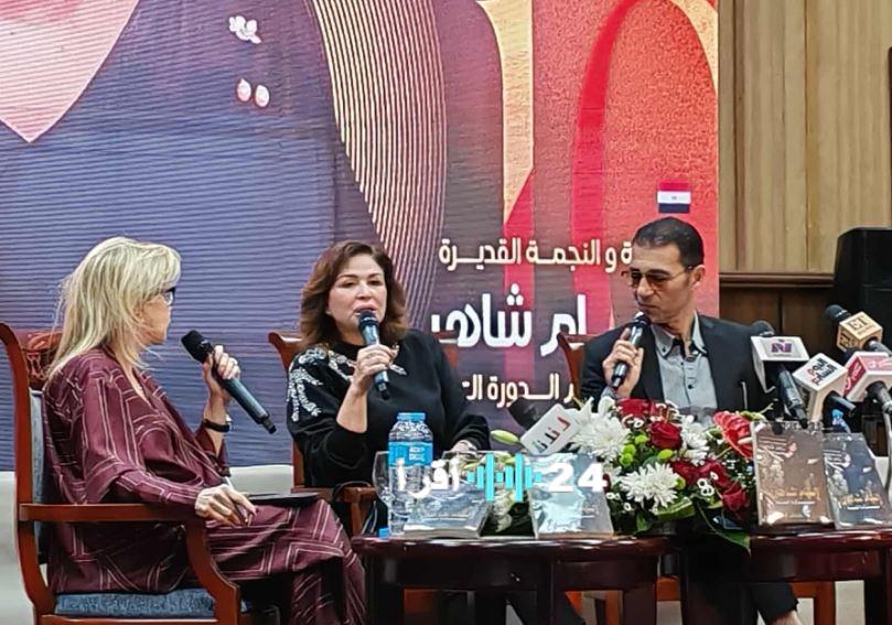 إلهام شاهين تكشف عن أجمل لحظات حياتها في عرض كاليجولا برفقة نور الشريف