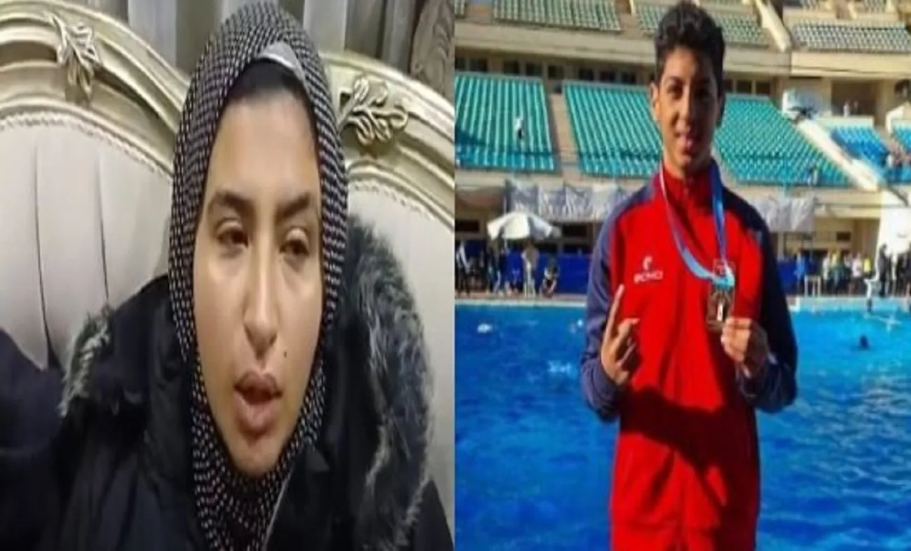 «لحظات مؤلمة في حياة يوسف محمد» والدة السباح الراحل تناشد الرئيس بالتدخل وتكشف تفاصيل وداعه الأخير