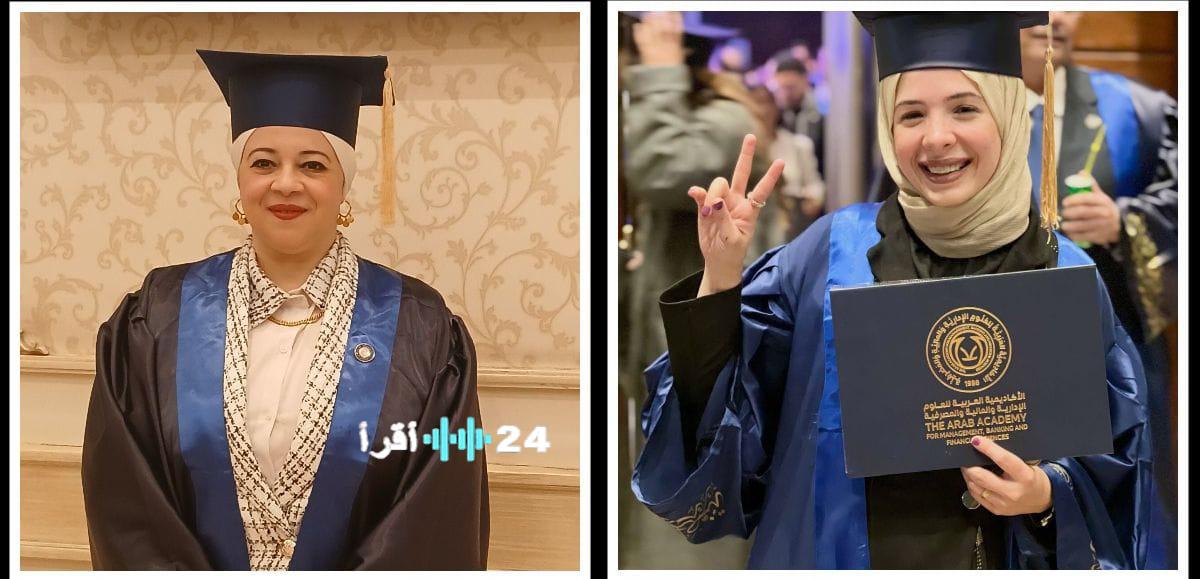 «تهانينا لدولت وهانزادا على تخرجهما بمرتبة الماجستير» القومي للمرأة يكرم الخريجين المميزين بالمؤسسة الأكاديمية