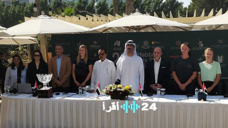 80 لاعبة يتنافسن في تحدي الحبتور للتنس