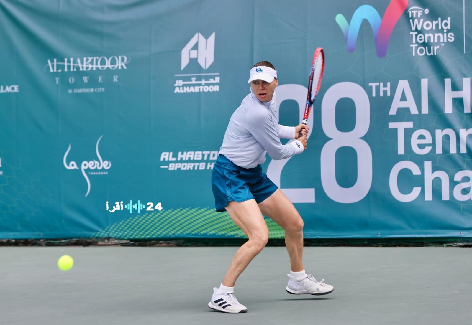 الحبتور للتنس بداية قوية وخسارة سنيجور مفاجأة