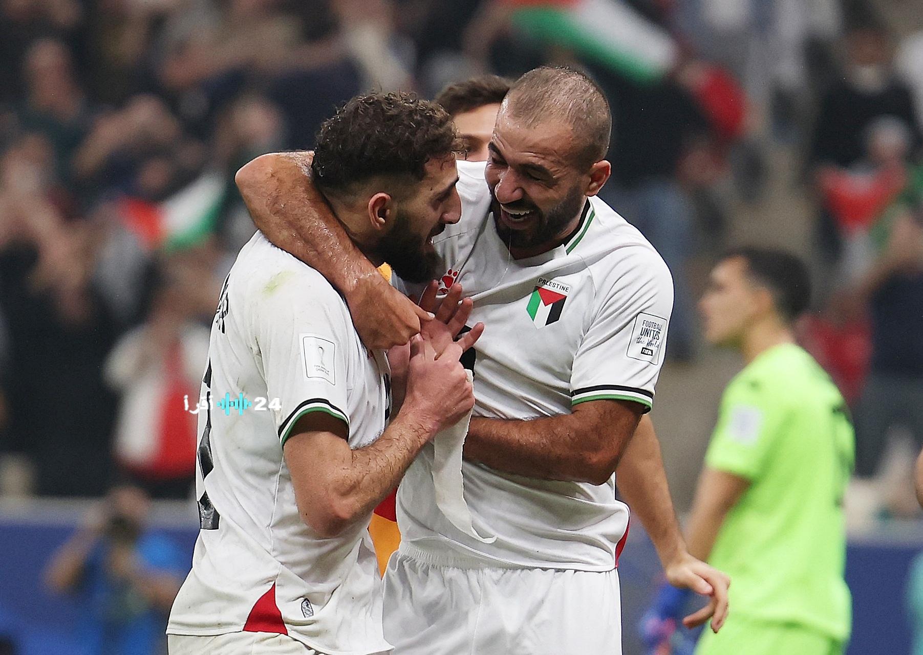 فلسطين تنتزع تعادلاً تاريخياً من تونس في مباراة مثيرة