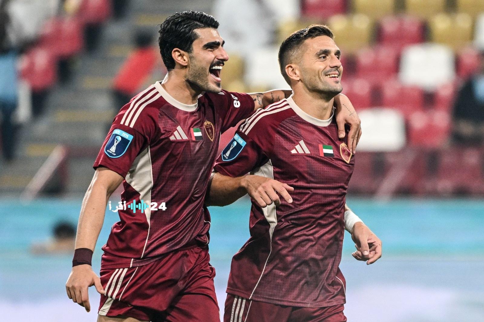 الوحدة يفوز على الجزيرة بثلاثية في دوري المحترفين