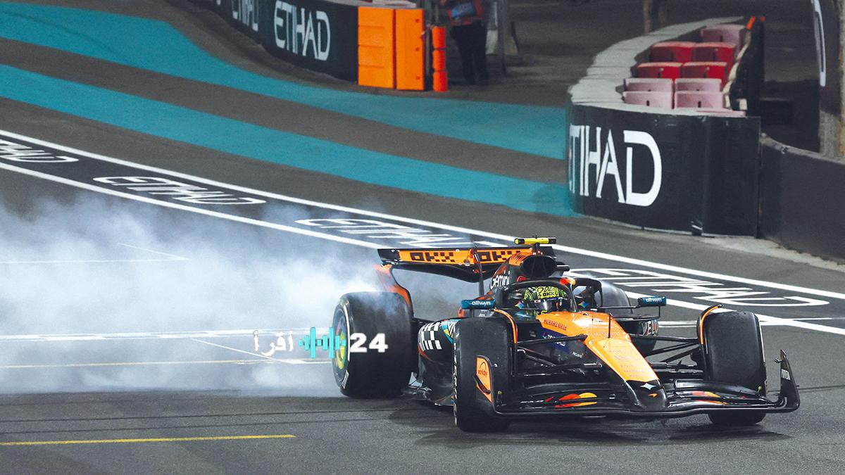 نوريس بطل العالم للفورمولا واحد هدية من مرسى ياس