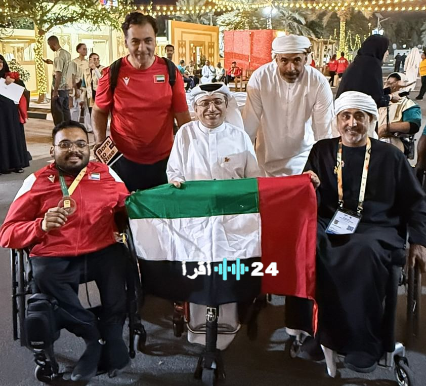 الإمارات تفتتح رصيدها من الميداليات في بارالمبية آسيا للشباب