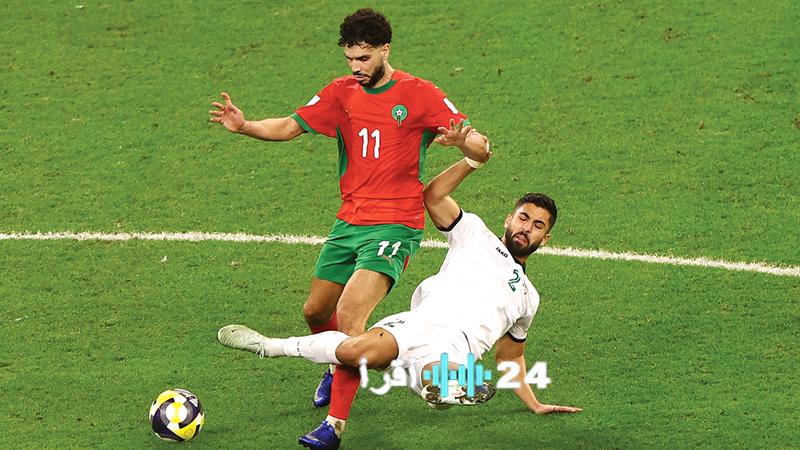 المغرب يتغلب على سوريا بهدف أزارو في مباراة ودية