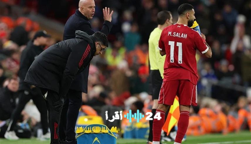 سلوت يتكتم على تفاصيل اجتماعه مع محمد صلاح وسط تساؤلات حول مستقبله