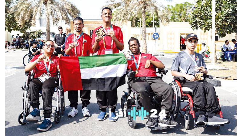 الإمارات تحصد 23 ميدالية في بارالمبية الشباب الآسيوية
