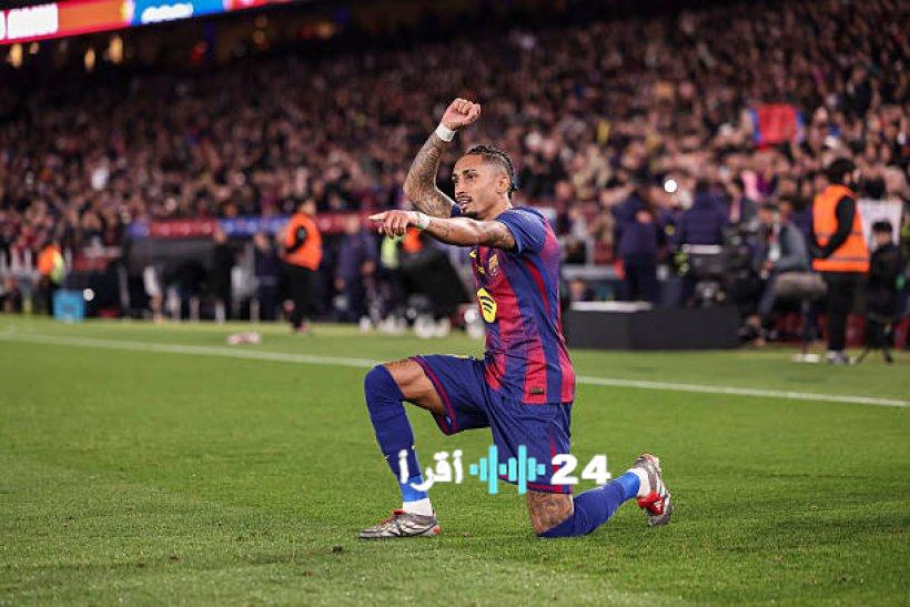 رافينيا يعود ليُشعل تعافي برشلونة من الإصابة