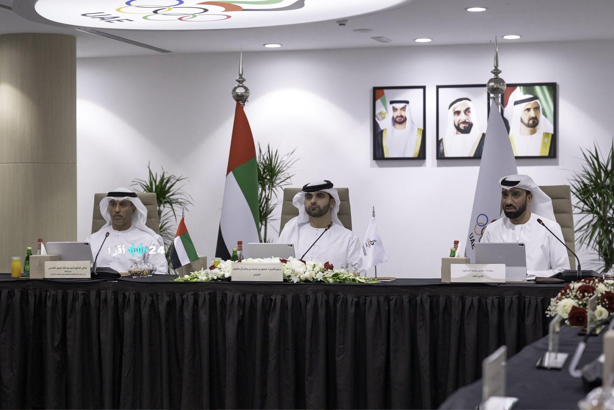 منصور بن محمد يقر مشاريع جديدة لتطوير الحركة الأولمبية الوطنية