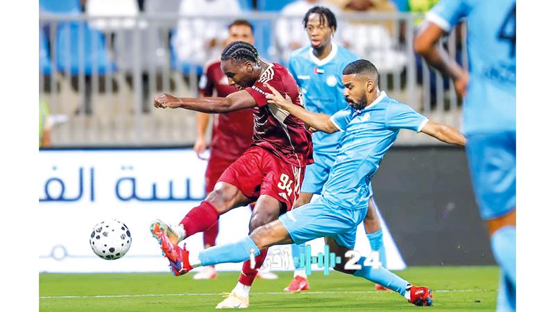 دبا الفجيرة الأكثر تسديداً بلا فوز في دوري المحترفين