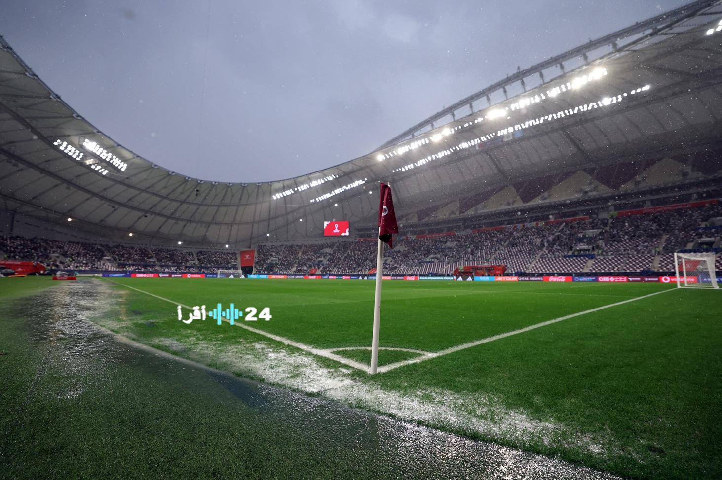 استئناف مباراة الإمارات والسعودية بعد قليل في استاد خليفة الدولي إثر إعلان المذيع الداخلي