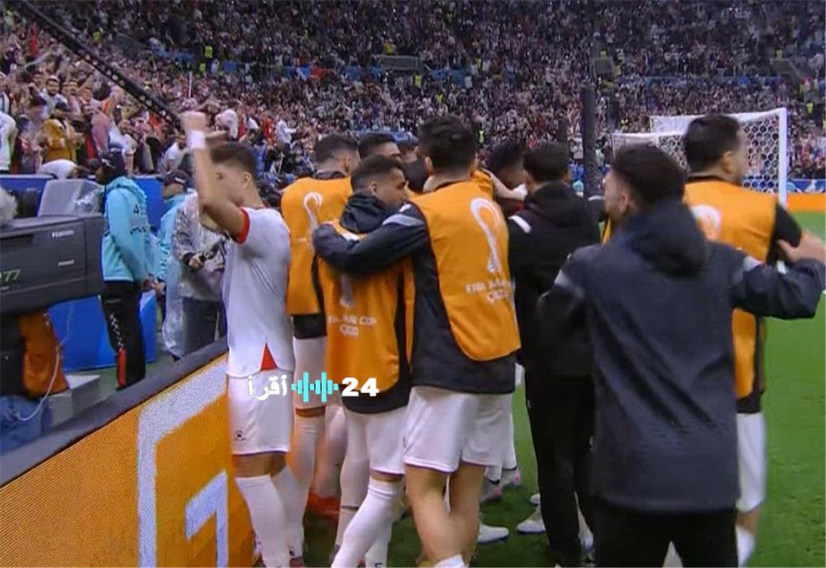 علي علوان يهز شباك المغرب بهدف الأردن الثاني في نهائي كأس العرب