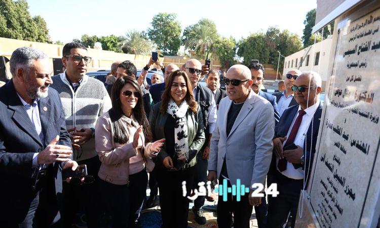 «احتفالية ضخمة بالأقصر» وزيرة التخطيط ومحافظ الأقصر يفتتحون المجزر الآلي ويضعون حجر الأساس لسوق الحبيل الحضاري الجديد
