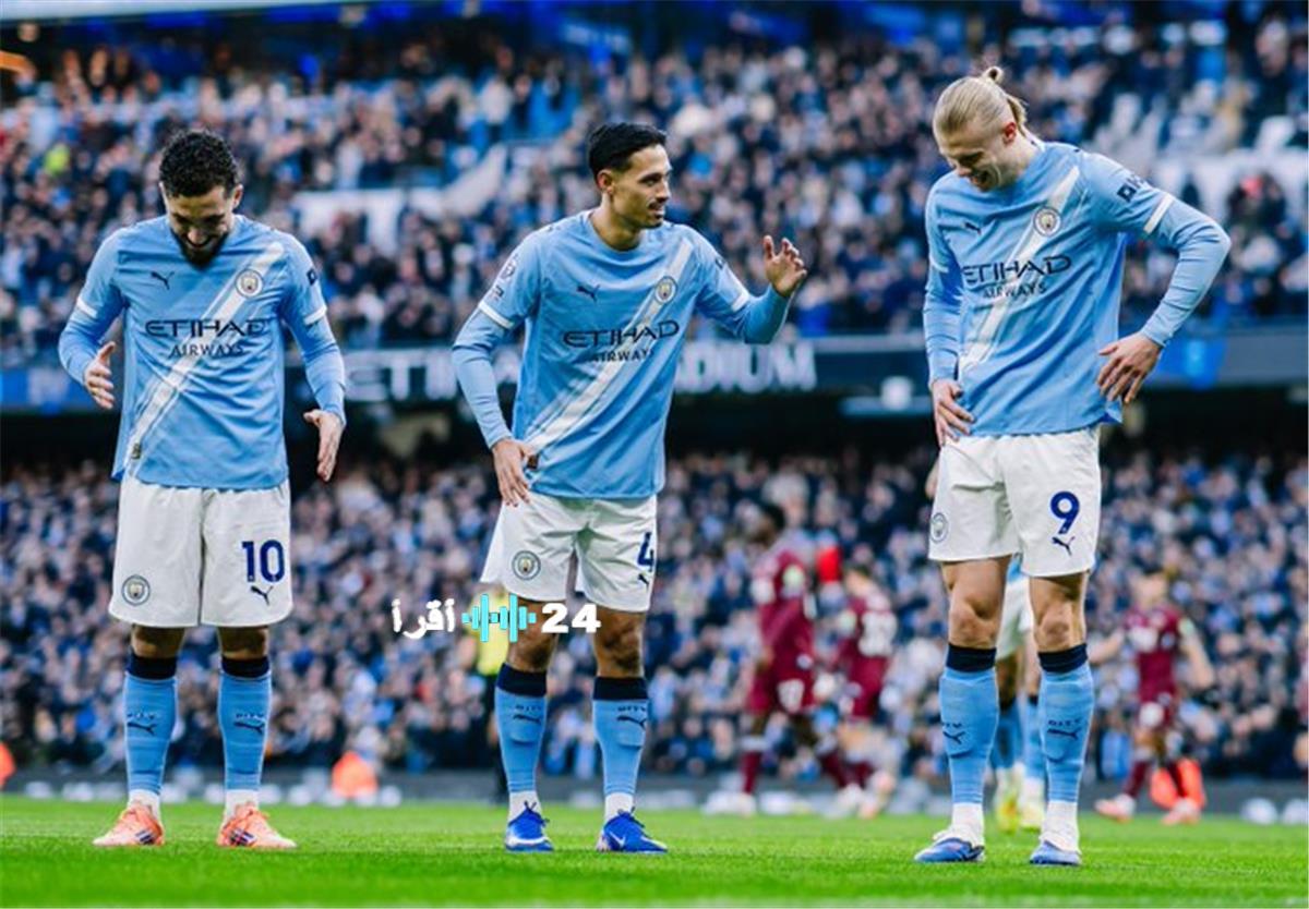 هالاند يحرز الهدف الثالث لمانشستر سيتي في شباك وست هام