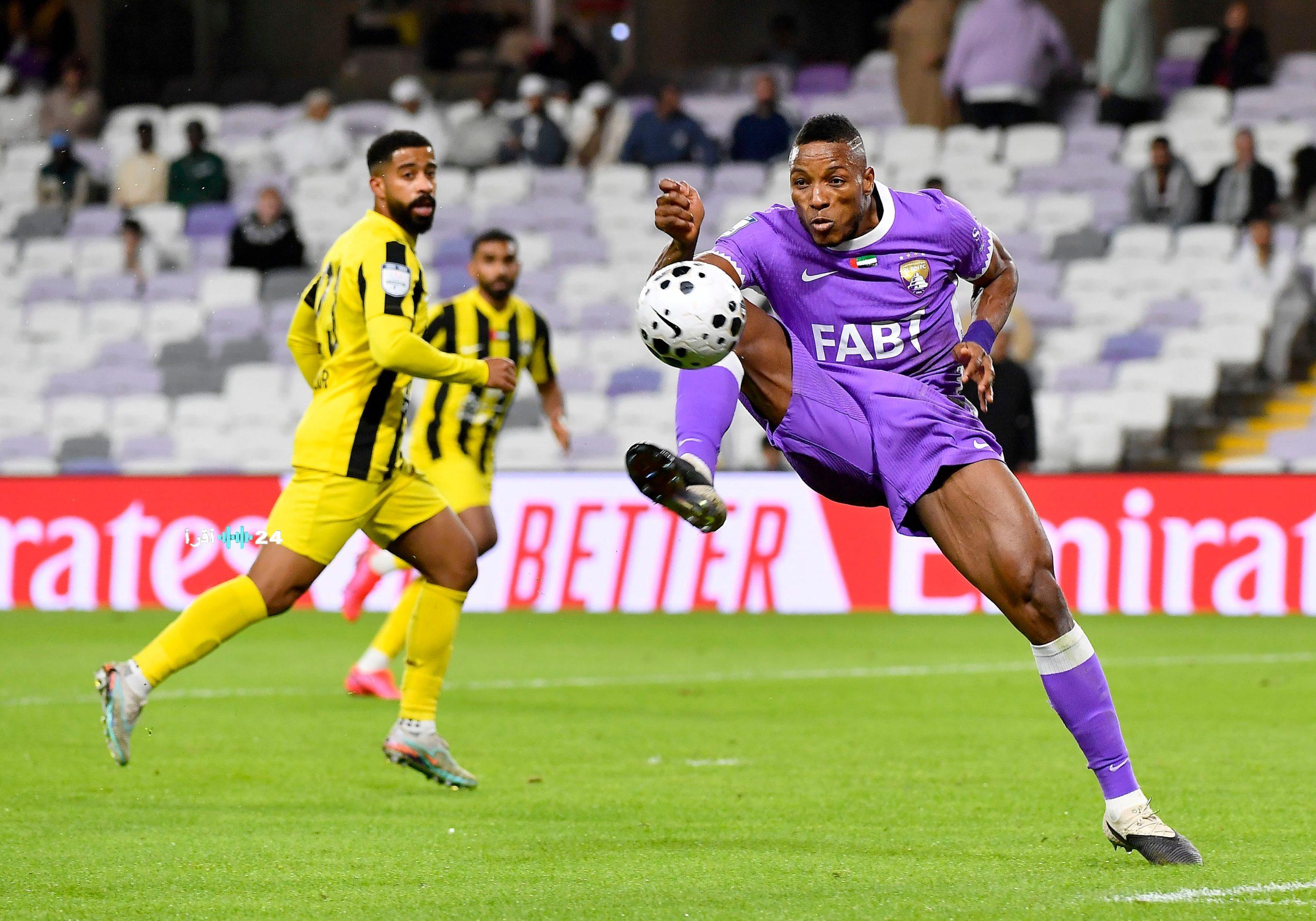 العين يتربع على صدارة دوري أدنوك بعد ثنائية لابا في كلباء