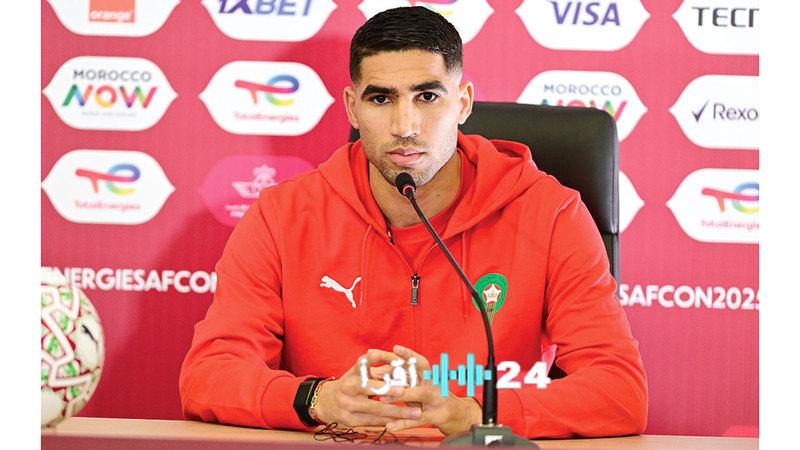 <p><strong>حكيمي جاهز بدنياً و القرار بيد الركراكي للمشاركة في المباراة</strong></p>