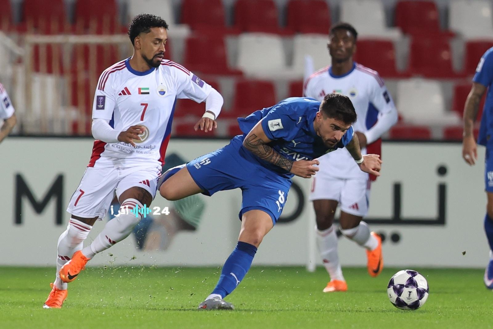 الشارقة يسقط أمام الهلال وتأهله الآسيوي في خطر