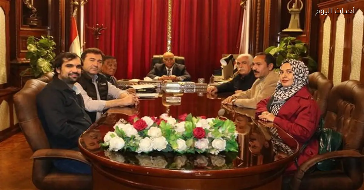 وفد أكاديمي من جامعة سلجوق التركية يقوم بزيارة لمراكز بحوث الصحراء