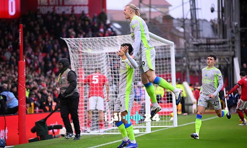 ريندرز يقود مانشستر سيتي إلى انتصار أمام نوتينجهام فورست ويشيد بجوارديولا