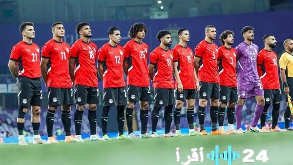 منتخب مصر يواصل تحضيراته لودية نيجيريا اليوم