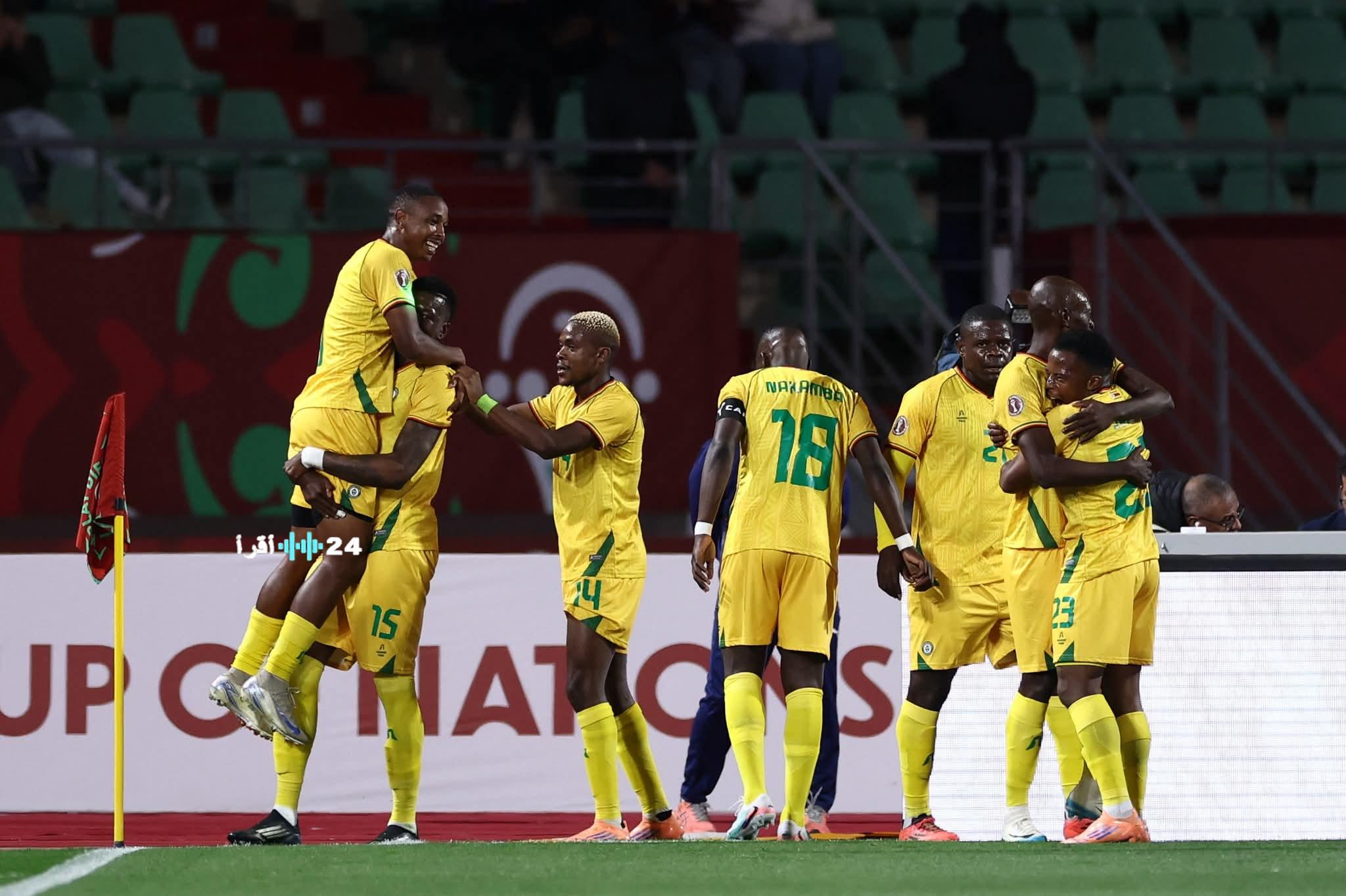 منتخب مصر يتأخر أمام زيمبابوي بهدف في كأس أمم أفريقيا