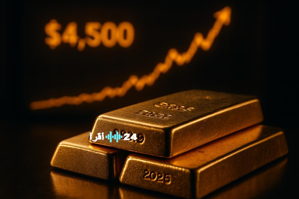 «حاجز تاريخي يتكسر» الذهب يكسر حاجز 4500 دولار للأونصة مسجلاً قمة قياسية جديدة