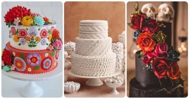 كيكات زفاف خارجة عن المألوف أغرب التصميمات العالمية من الكروشيه لليجو والجماجم والكلاب