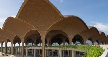 مطار بنوم بنه الجديد تحفة معمارية تعكس هوية كمبوديا من وحي الطبيعة