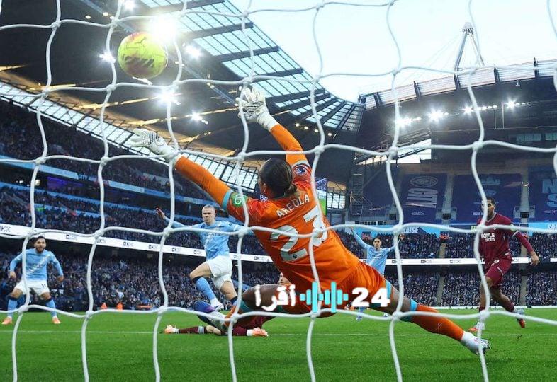 الاند يتألق ويساهم في قيادة مانشستر سيتي إلى قمة الدوري بعد ثنائية في شباك وست هام