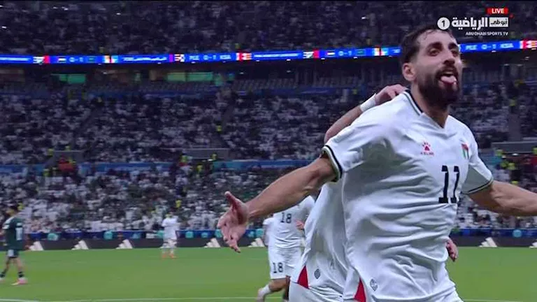 عدي الدباغ يسجل أداءً مميزًا مع منتخب فلسطين في مواجهة السعودية