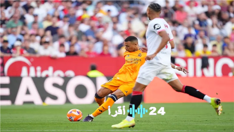 موعد مباراة ريال مدريد مع إشبيلية اليوم وتفاصيل القنوات الناقلة وتردداتها