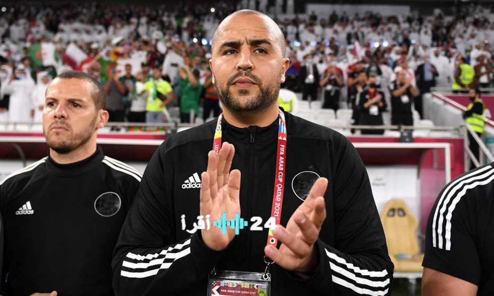 «خيبة أمل» بوقرة يعرب عن حزنه بعد توديع كأس العرب من الإمارات