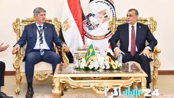 وزير الإنتاج الحربي يبحث مع البرازيل تعزيز التعاون الدفاعي بمعرض EDEX 2025